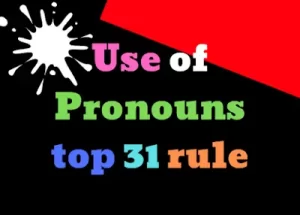 Pronouns rules